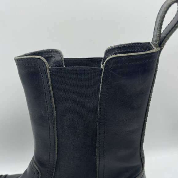 Swedish Hasbeens Women's Leather Crepe Sole Chelsea Boots Size Eu 41 Us 10 Italy - Picture 5 of 10